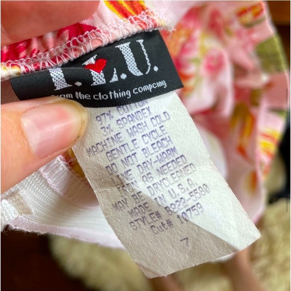 Vintage Tropical Malibu Barbie Tiki Floral Retro Pinup Strapless Midi Dress - Picture 5 of 6